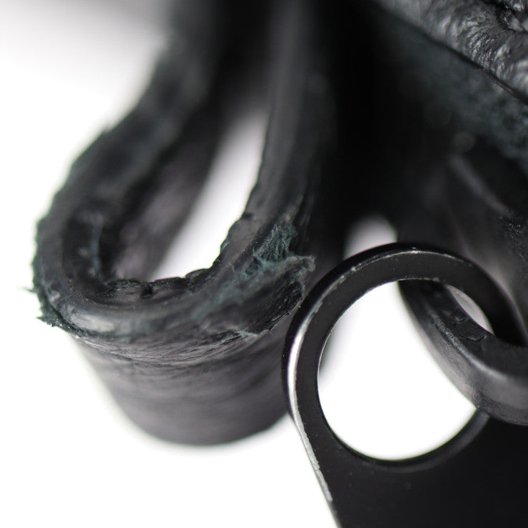 美品 Maison Margiela メゾン マルジェラ バッグ ショルダーバッグ S55WG0125 P1858 鹿革×ナイロン ブラック シルバー金具 2WAY クラッチバッグ ハンドバッグ