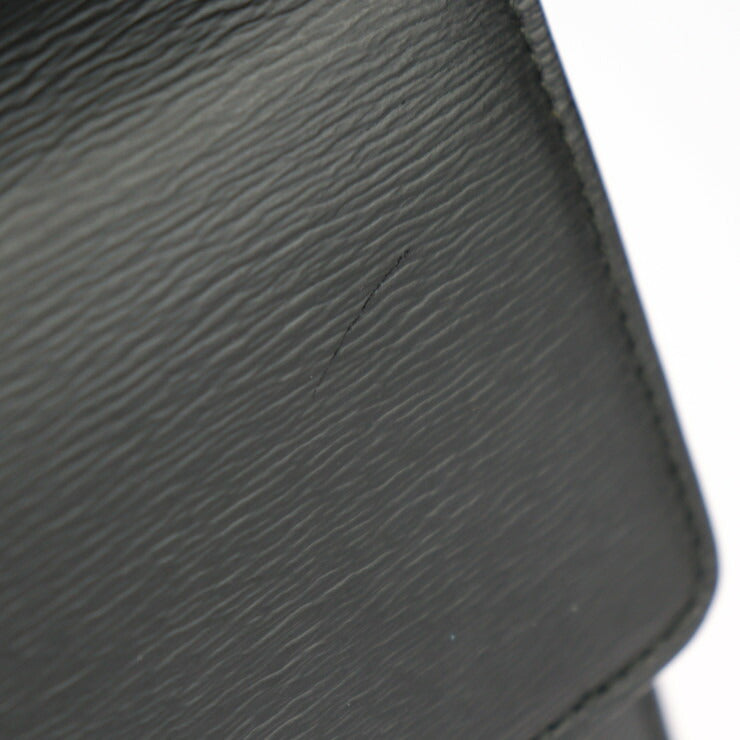 超美品 MONTBLANC モンブラン 4810 ウエストサイド シングルガセット ブリーフケース ビジネスバッグ 7578 レザー ブラック シルバー金具 2WAY ショルダーバッグ 書類鞄