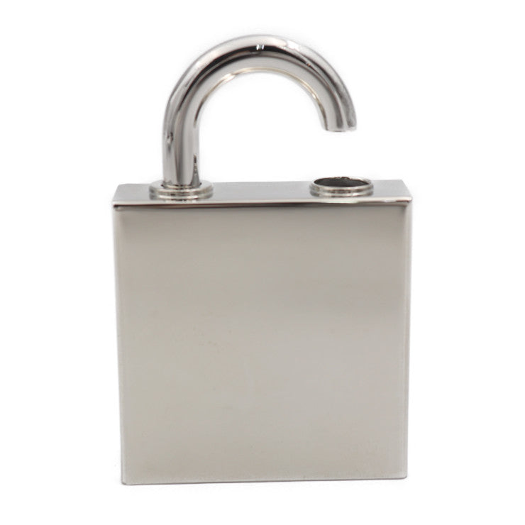 新古未使用展示品 HERMES エルメス ジュエルロック その他雑貨 メタル シルバー カデナモチーフ 香水ケース