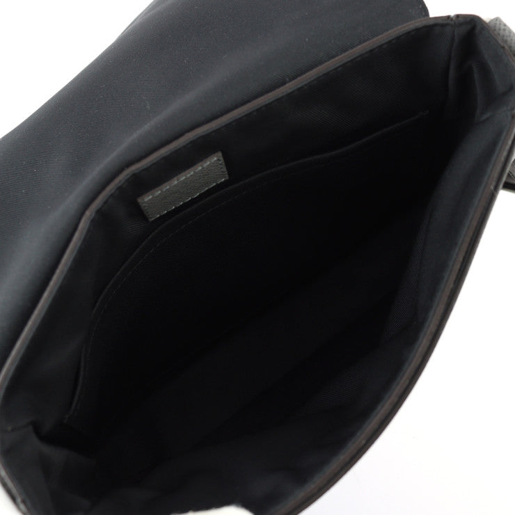 美品 LOUIS VUITTON ルイ ヴィトン ディストリクト PM NV3 タイガ メッセンジャーバッグ M30851 レザー グラシエ グレー シルバー金具 ショルダーバッグ ビトン