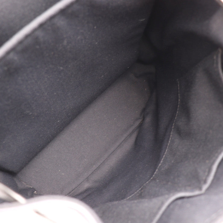 美品 LOUIS VUITTON ルイ ヴィトン キャニオン・バックパック ユタ リュック・デイパック M54960 レザー ブルーマリーヌ シルバー金具 ビトン