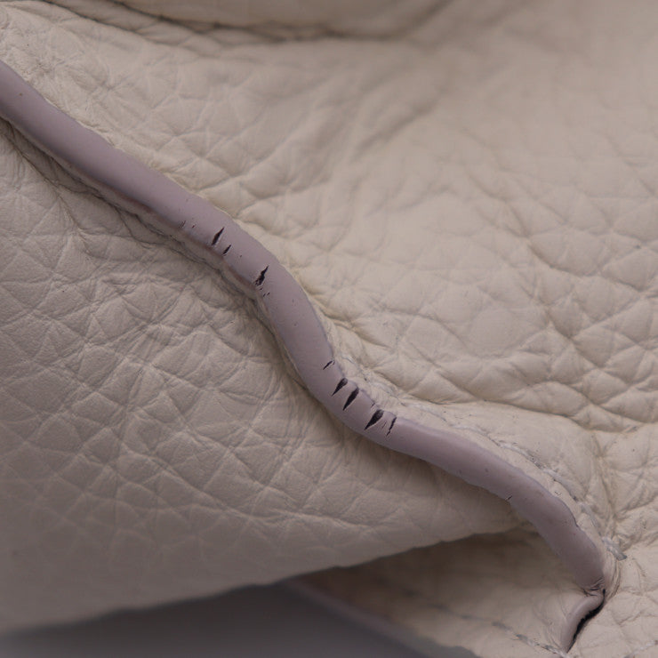 美品 LOUIS VUITTON ルイ ヴィトン サック・プラ ヴァージルアブロー モノグラム トートバッグ M53265 トリヨンレザー ホワイト 2WAY ショルダーバッグ ビトン