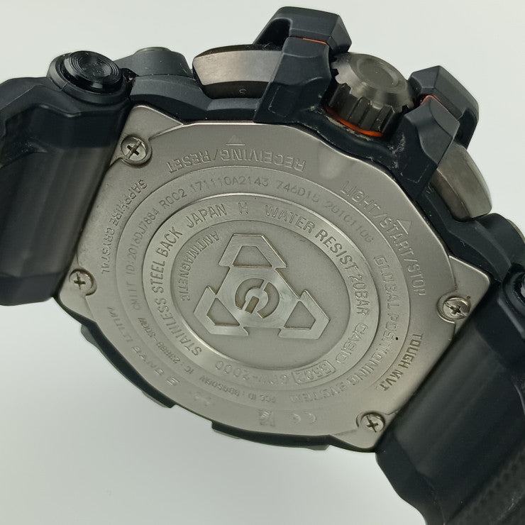 CASIO カシオ 腕時計 G-SHOCK GRAVITYMASTER Gショック グラビティマスター GPW-2000-1AJF ブラック  樹脂 ステンレス メンズ GPS ソーラー電波