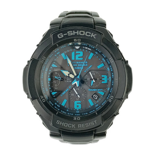 CASIO カシオ 腕時計 G-SHOCK SKY COCKPIT Gショック スカイコックピット GW-3000BD-1AJF ブラック ステンレス 樹脂 メンズ ソーラー電波