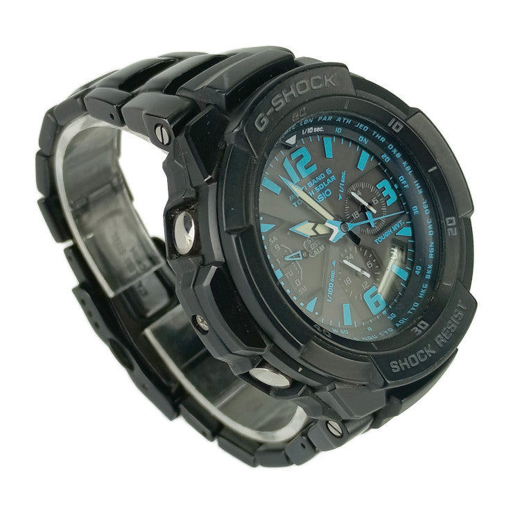 CASIO カシオ 腕時計 G-SHOCK SKY COCKPIT Gショック スカイコックピット GW-3000BD-1AJF ブラック ステンレス 樹脂 メンズ ソーラー電波
