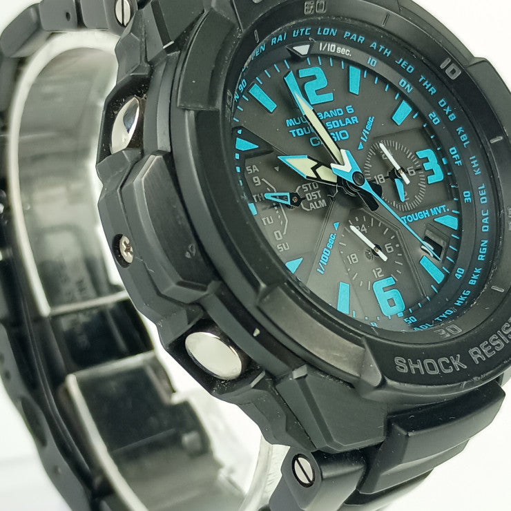 CASIO カシオ 腕時計 G-SHOCK SKY COCKPIT Gショック スカイコックピット GW-3000BD-1AJF ブラック ステンレス 樹脂 メンズ ソーラー電波
