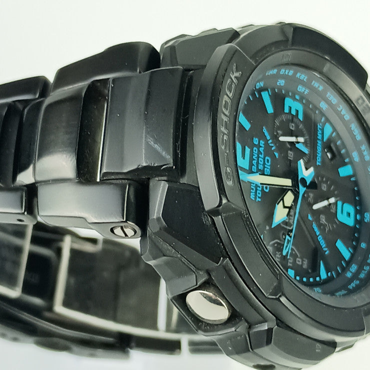 CASIO カシオ 腕時計 G-SHOCK SKY COCKPIT Gショック スカイコックピット GW-3000BD-1AJF ブラック ステンレス 樹脂 メンズ ソーラー電波