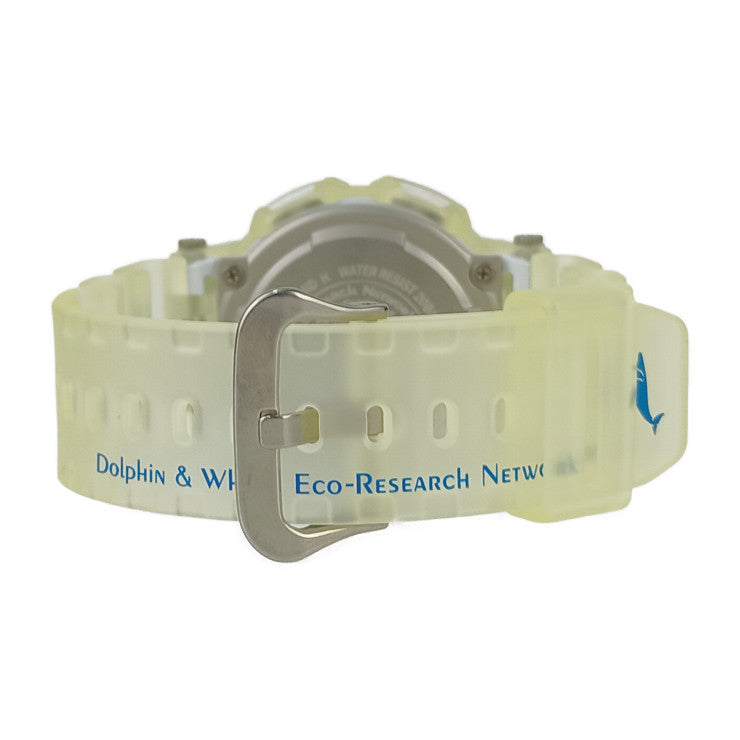 美品 CASIO カシオ 腕時計 G-SHOCK MASTER OF G-SEA GULFMAN Gショック ガルフマン GW-9101K-7JR クリア ホワイト デジタル文字盤 チタン 樹脂 メンズ  I.C.E.R.Cコラボ