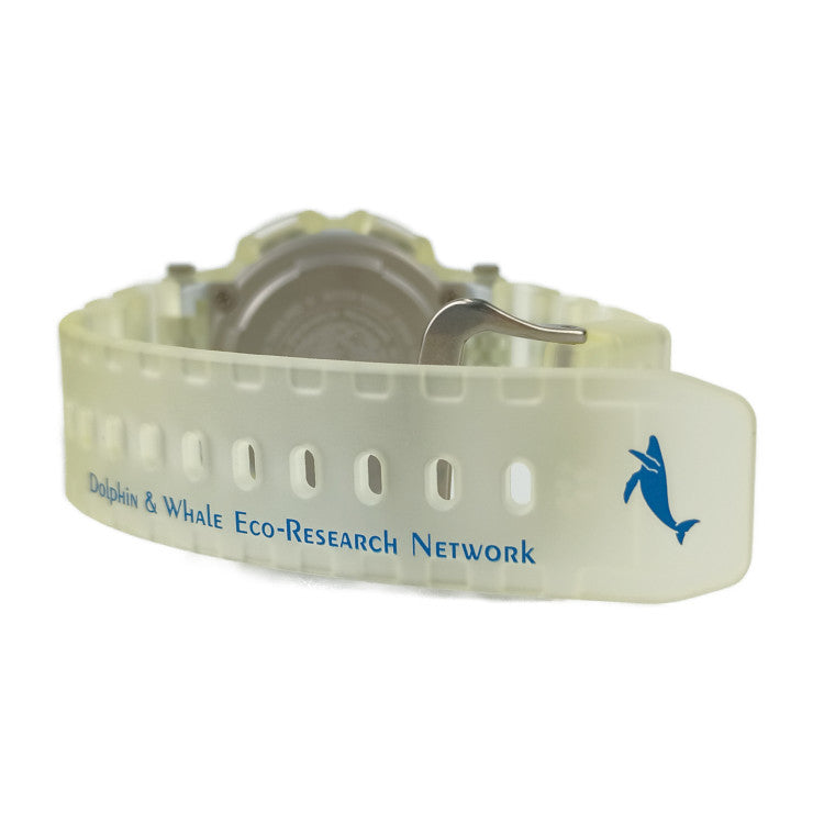 美品 CASIO カシオ 腕時計 G-SHOCK MASTER OF G-SEA GULFMAN Gショック ガルフマン GW-9101K-7JR クリア ホワイト デジタル文字盤 チタン 樹脂 メンズ  I.C.E.R.Cコラボ