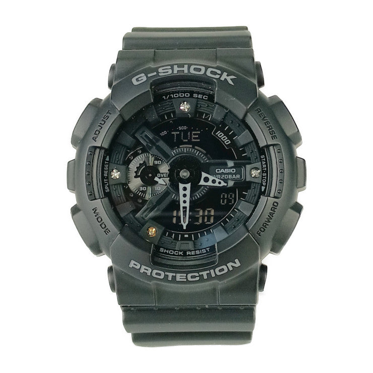 CASIO カシオ 腕時計 G-SHOCK 35th Anniversary Diamond Index Model 35周年記念モデル ダイヤモンド インデックス GA-135DD ブラック 樹脂 SS メンズ アナデジ