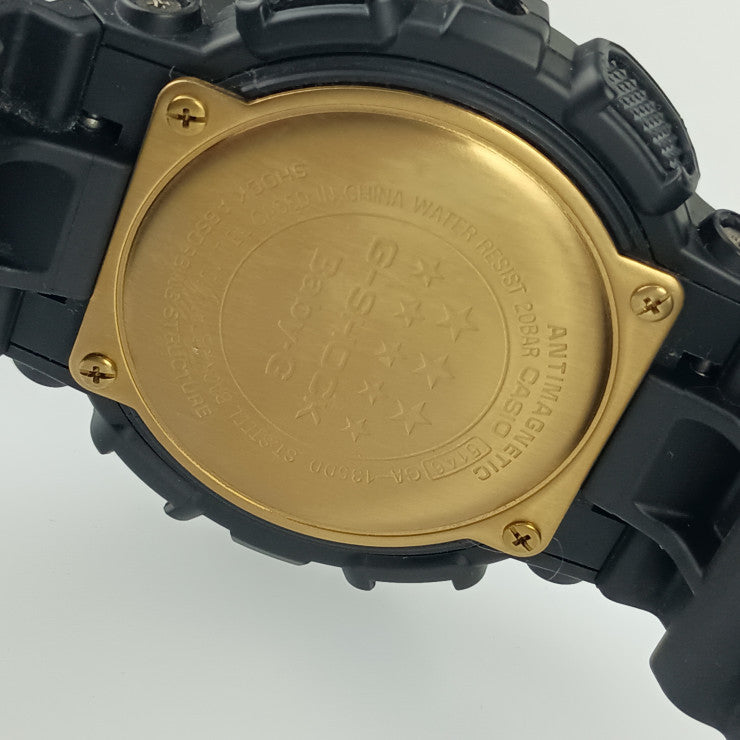 CASIO カシオ 腕時計 G-SHOCK 35th Anniversary Diamond Index Model 35周年記念モデル ダイヤモンド インデックス GA-135DD ブラック 樹脂 SS メンズ アナデジ