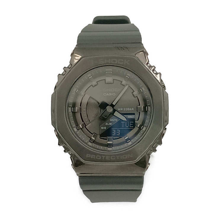 新古未使用展示品 CASIO カシオ 腕時計 G-SHOCK Gショック GM-S2100B-8AJF ブラック 樹脂 ステンレス レディース クオーツ アナデジ