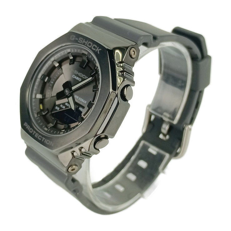 新古未使用展示品 CASIO カシオ 腕時計 G-SHOCK Gショック GM-S2100B-8AJF ブラック 樹脂 ステンレス レディース クオーツ アナデジ
