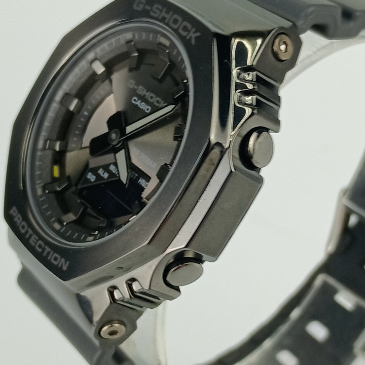 新古未使用展示品 CASIO カシオ 腕時計 G-SHOCK Gショック GM-S2100B-8AJF ブラック 樹脂 ステンレス レディース クオーツ アナデジ