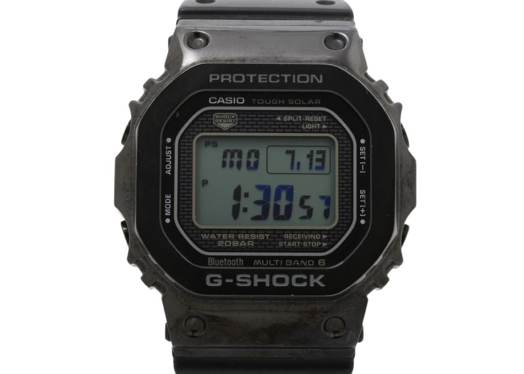 CASIO カシオ 時計 G-SHOCK FULL METAL 5000 SERIES GMW-B5000G-1JF ブラック系 ステンレススチール 樹脂バンド メンズ デジタル 美品