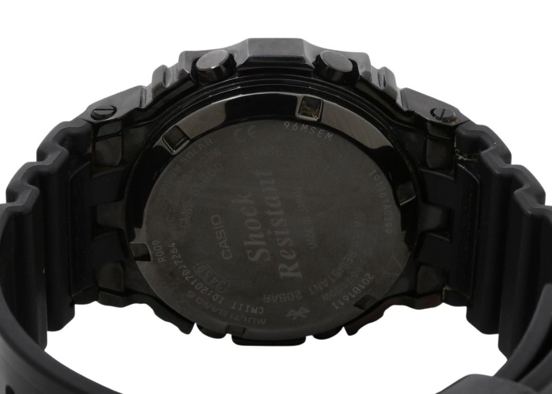 CASIO カシオ 時計 G-SHOCK FULL METAL 5000 SERIES GMW-B5000G-1JF ブラック系 ステンレススチール 樹脂バンド メンズ デジタル 美品