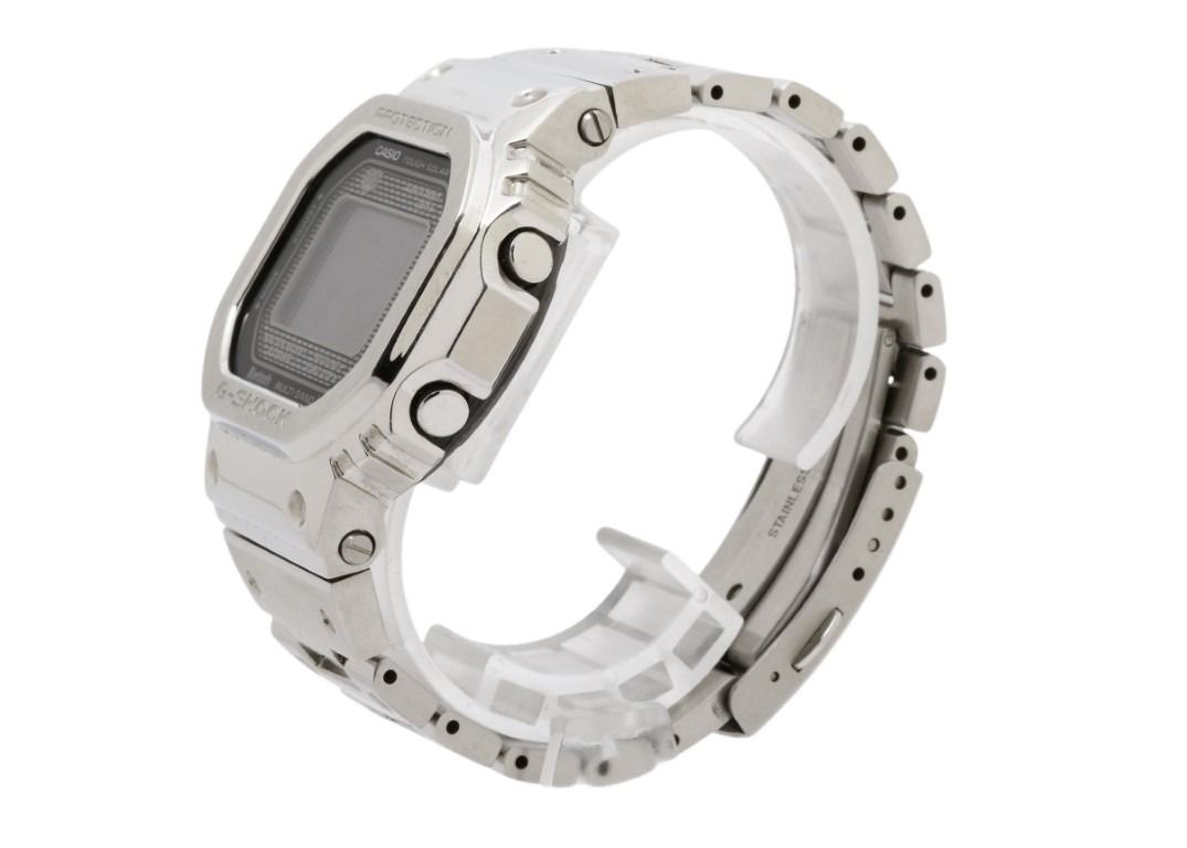 CASIO カシオ 時計 G-SHOCK FULL METAL 5000 SERIES GMW-B5000D-1JF ブラック シルバー系 ステンレススチール メタルバンド（ステンレススチール） メンズ デジタル 美品