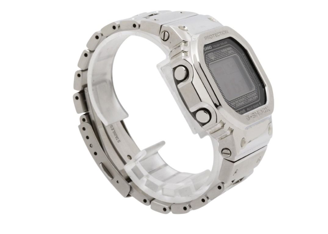 CASIO カシオ 時計 G-SHOCK FULL METAL 5000 SERIES GMW-B5000D-1JF ブラック シルバー系 ステンレススチール メタルバンド（ステンレススチール） メンズ デジタル 美品