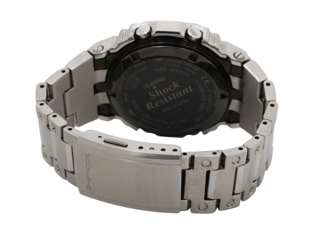 CASIO カシオ 時計 G-SHOCK FULL METAL 5000 SERIES GMW-B5000D-1JF ブラック シルバー系 ステンレススチール メタルバンド（ステンレススチール） メンズ デジタル 美品