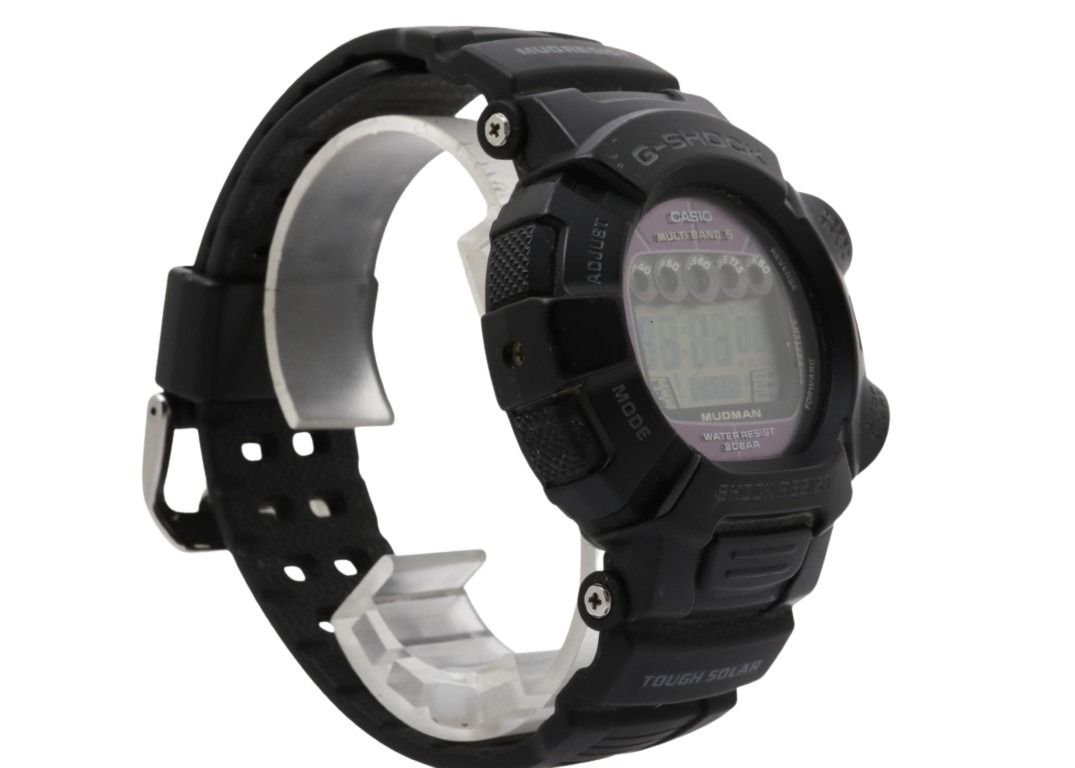 CASIO カシオ 時計 G-SHOCK Master of G MUDMAN GW-9000-1JF ブラック系 ステンレススチール/樹脂 メンズ デジタル 美品