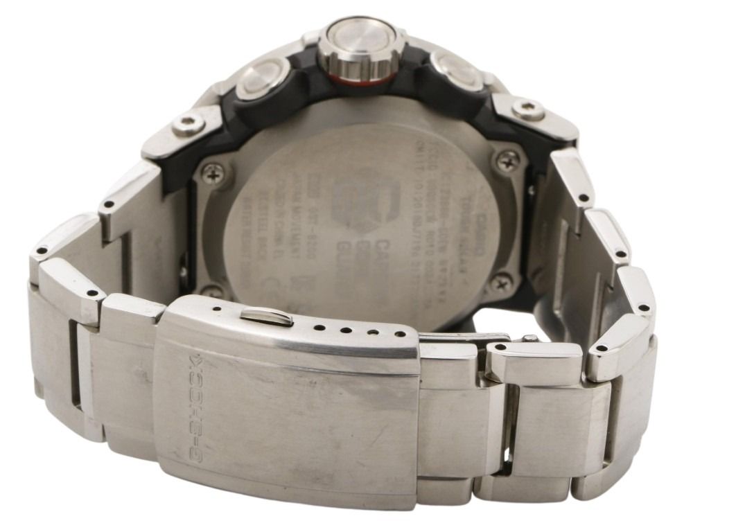 CASIO カシオ 時計 G-SHOCK G-STEEL GST-B200 Series GST-B200D-1AJF ブラック シルバー系 カーボンファイバー強化樹脂／ステンレススチール メタルバンド（ステンレススチール） メンズ アナデジ 美品