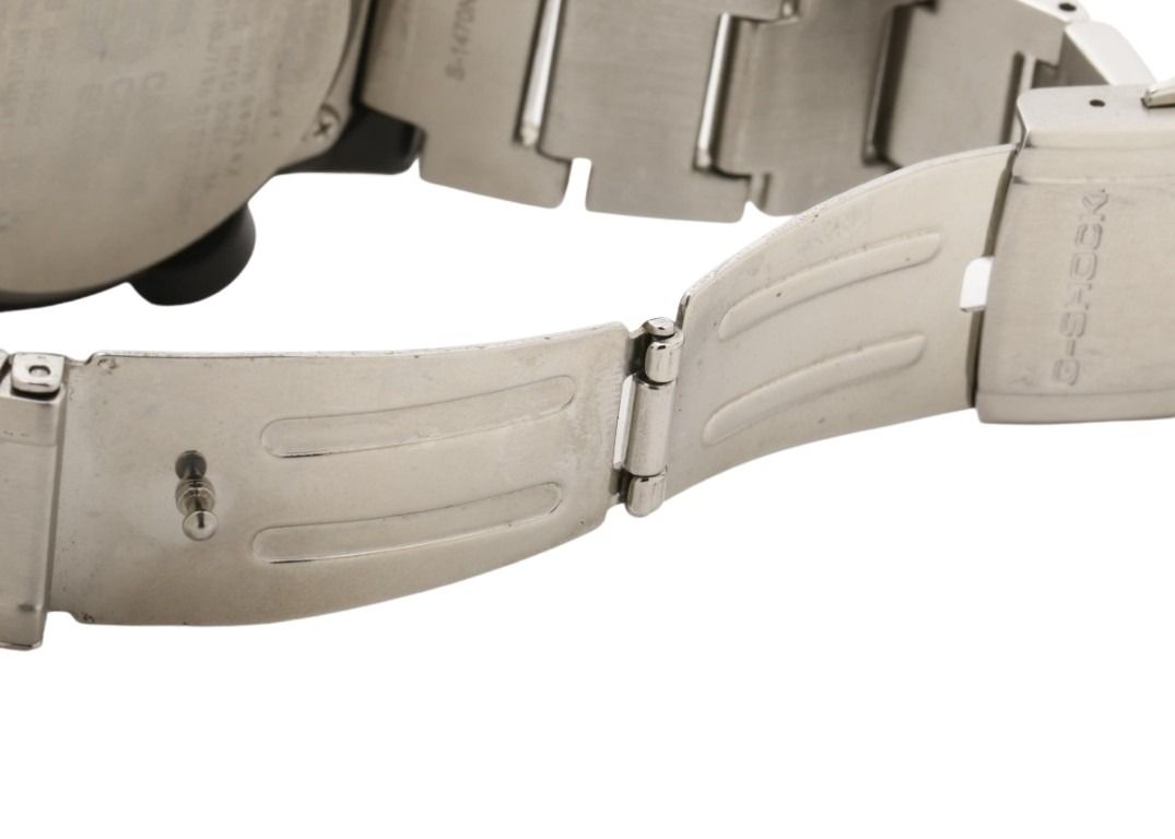 CASIO カシオ 時計 G-SHOCK G-STEEL GST-B200 Series GST-B200D-1AJF ブラック シルバー系 カーボンファイバー強化樹脂／ステンレススチール メタルバンド（ステンレススチール） メンズ アナデジ 美品