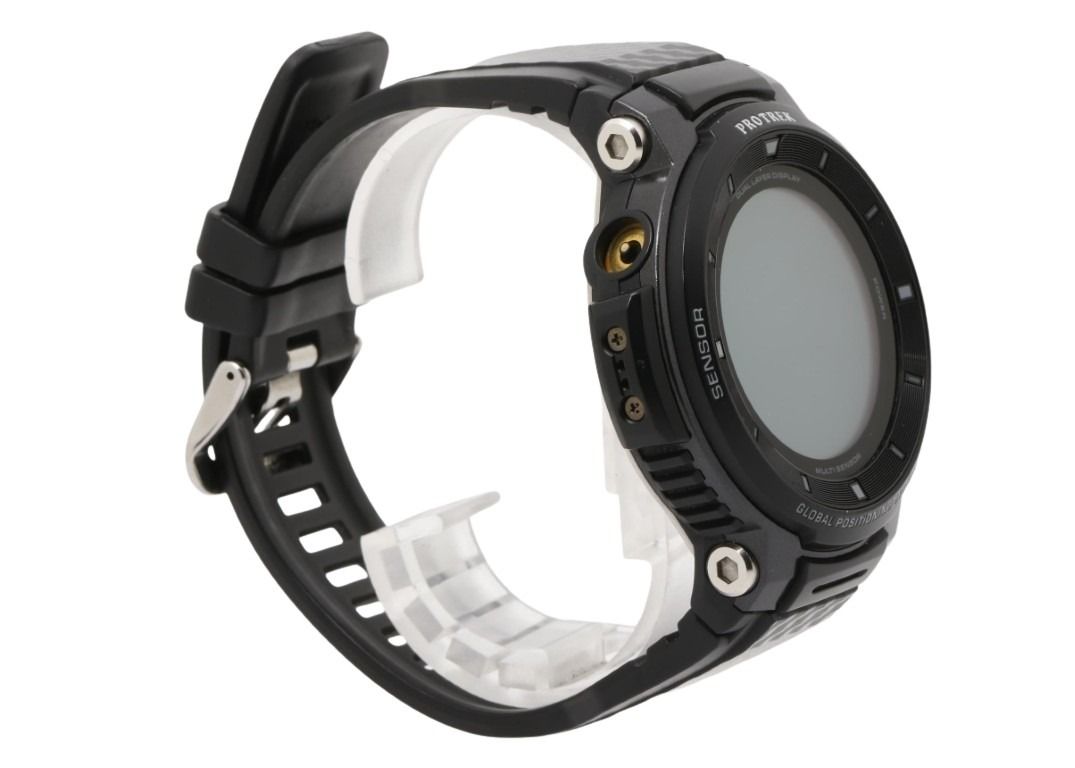 CASIO カシオ 時計 PRO TREK プロトレック Smart スマート WSD-F30 ブラック系 ステンレス/樹脂 メンズ デジタル 美品