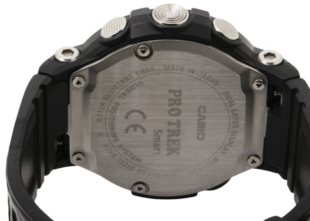 CASIO カシオ 時計 PRO TREK プロトレック Smart スマート WSD-F30 ブラック系 ステンレス/樹脂 メンズ デジタル 美品