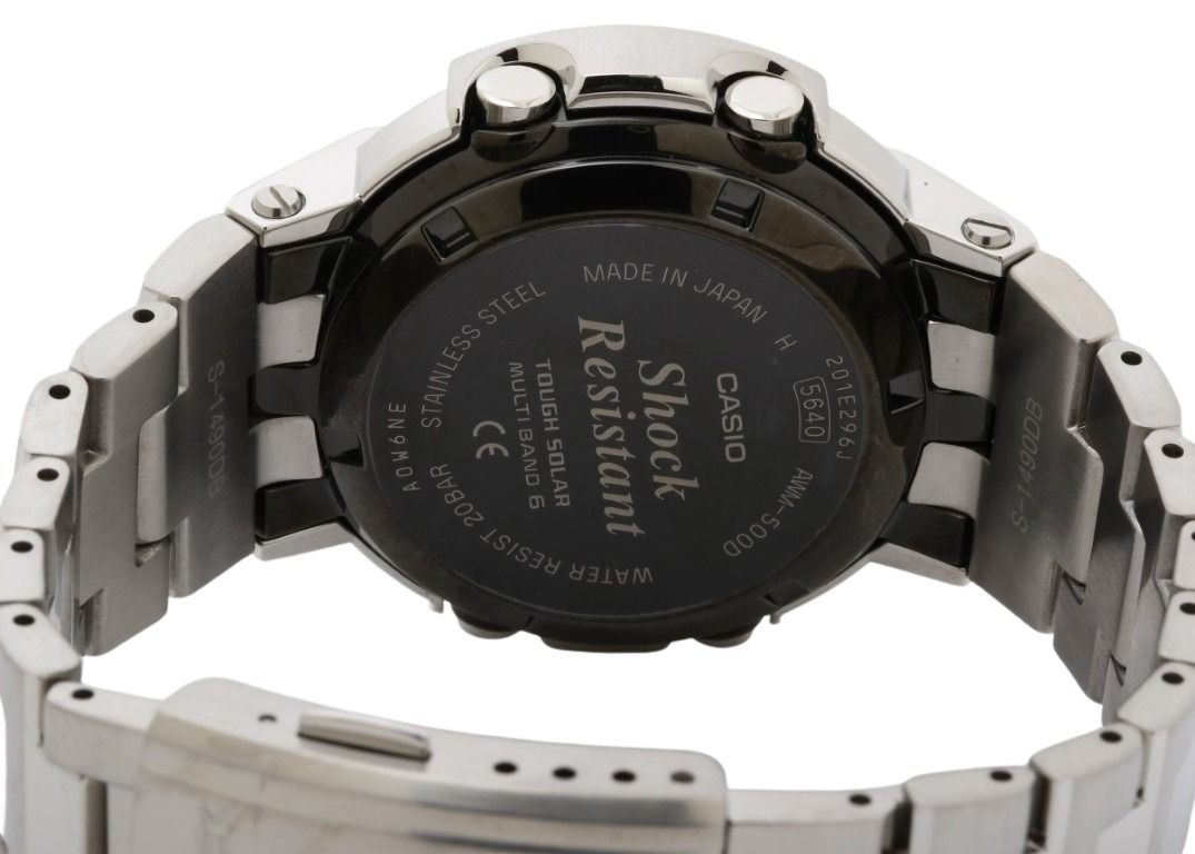 CASIO カシオ 時計 G-SHOCK FULL METAL AW-500 SERIES AWM-500D-1A8JF グレー シルバー系 ステンレススチール メタルバンド（ステンレススチール） メンズ アナデジ 超美品