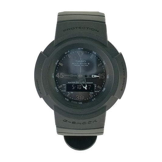 超美品 CASIO カシオ 腕時計 G-SHOCK Gショック AWG-M520BB-1AJF ブラック 樹脂 ステンレス メンズ アナデジ ソーラー電波