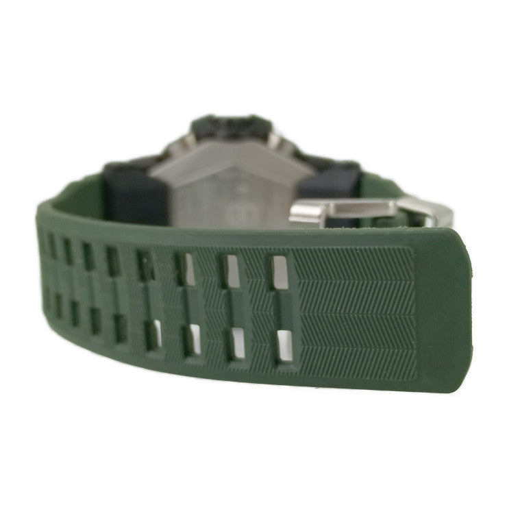美品 CASIO カシオ 腕時計 G-SHOCK MUDMASTER Gショック マッドマスター GWG-B1000-3AJF グリーン系 ブラック文字盤 樹脂 ステンレス メンズ アナデジ ソーラー電波