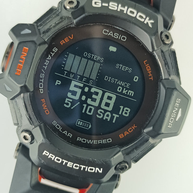 CASIO カシオ 腕時計 G-SHOCK G-SQUAD Gショック Gスクワッド GBD-H2000-1AJR ブラック 樹脂 ステンレス メンズ GPS ソーラー電波