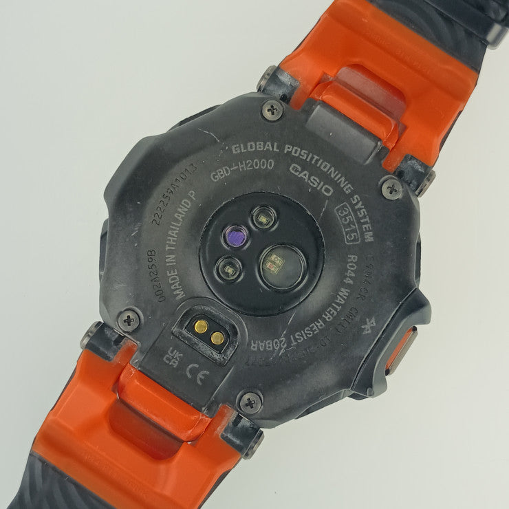 CASIO カシオ 腕時計 G-SHOCK G-SQUAD Gショック Gスクワッド GBD-H2000-1AJR ブラック 樹脂 ステンレス メンズ GPS ソーラー電波