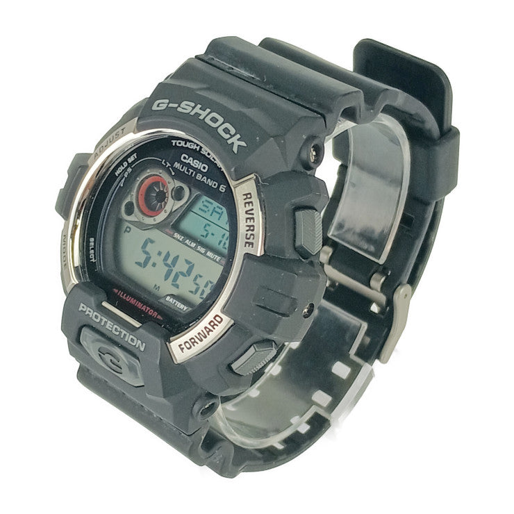 CASIO カシオ 腕時計 G-SHOCK Gショック GW-8900-1JF ブラック 樹脂 ステンレス メンズ デジタル ソーラー電波
