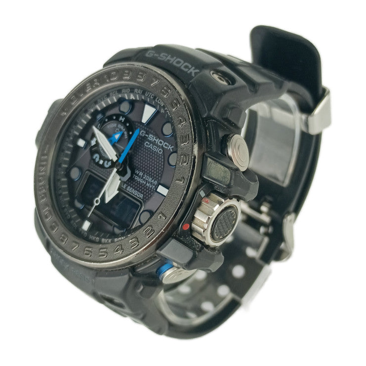 CASIO カシオ 腕時計 G-SHOCK GULFMASTER Gショック ガルフマスター GWN-1000C-1AJF ブラック 樹脂 ステンレス メンズ アナデジ ソーラー電波