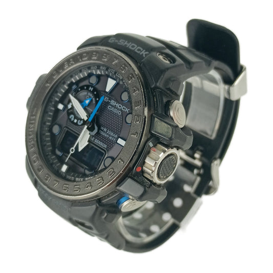 CASIO カシオ 腕時計 G-SHOCK GULFMASTER Gショック ガルフマスター GWN-1000C-1AJF ブラック 樹脂 ステンレス メンズ アナデジ ソーラー電波