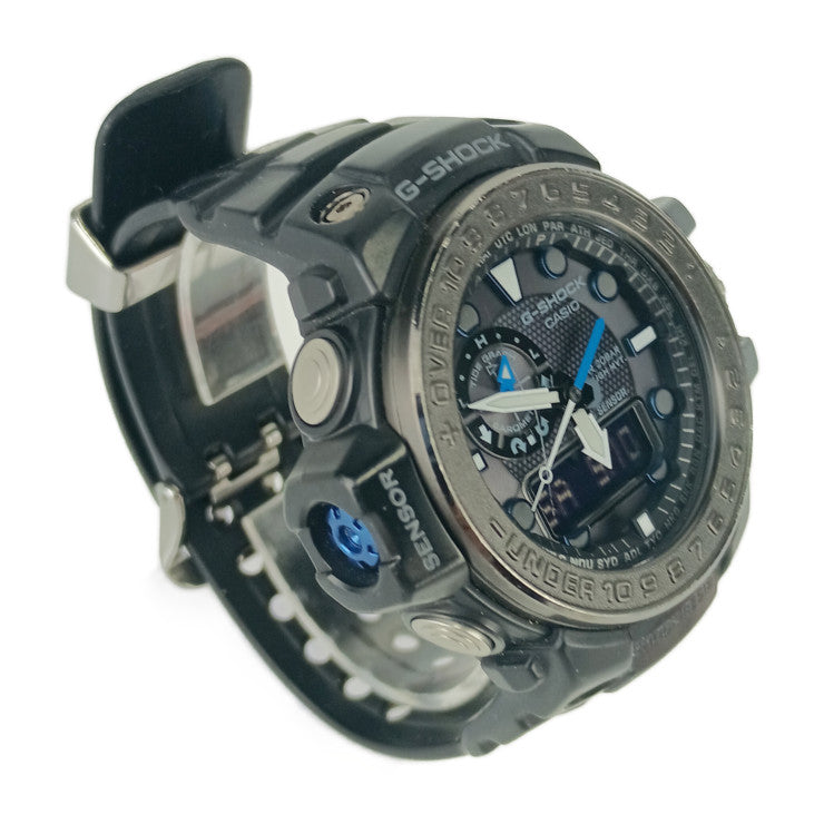 CASIO カシオ 腕時計 G-SHOCK GULFMASTER Gショック ガルフマスター GWN-1000C-1AJF ブラック 樹脂 ステンレス メンズ アナデジ ソーラー電波