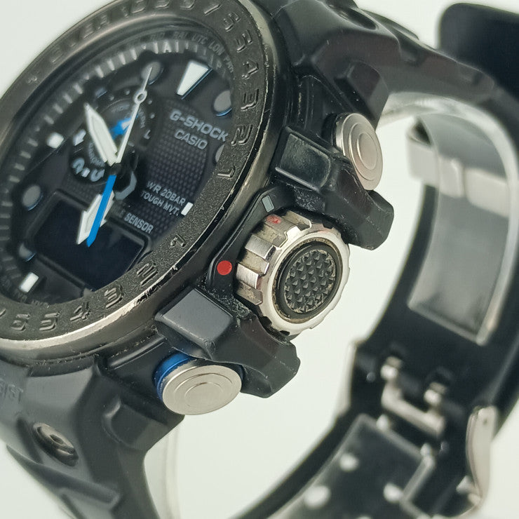 CASIO カシオ 腕時計 G-SHOCK GULFMASTER Gショック ガルフマスター GWN-1000C-1AJF ブラック 樹脂 ステンレス メンズ アナデジ ソーラー電波