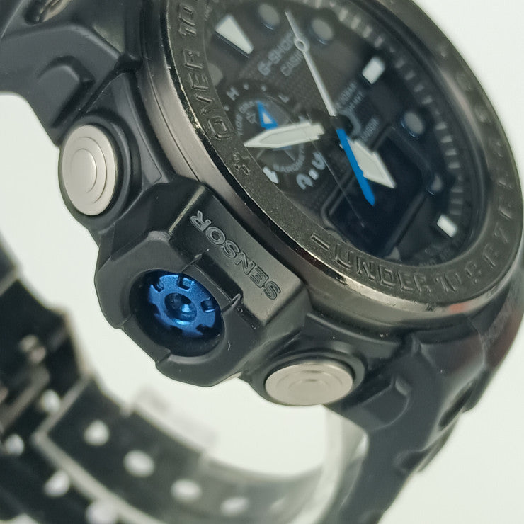 CASIO カシオ 腕時計 G-SHOCK GULFMASTER Gショック ガルフマスター GWN-1000C-1AJF ブラック 樹脂 ステンレス メンズ アナデジ ソーラー電波