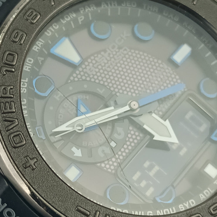 CASIO カシオ 腕時計 G-SHOCK GULFMASTER Gショック ガルフマスター GWN-1000C-1AJF ブラック 樹脂 ステンレス メンズ アナデジ ソーラー電波