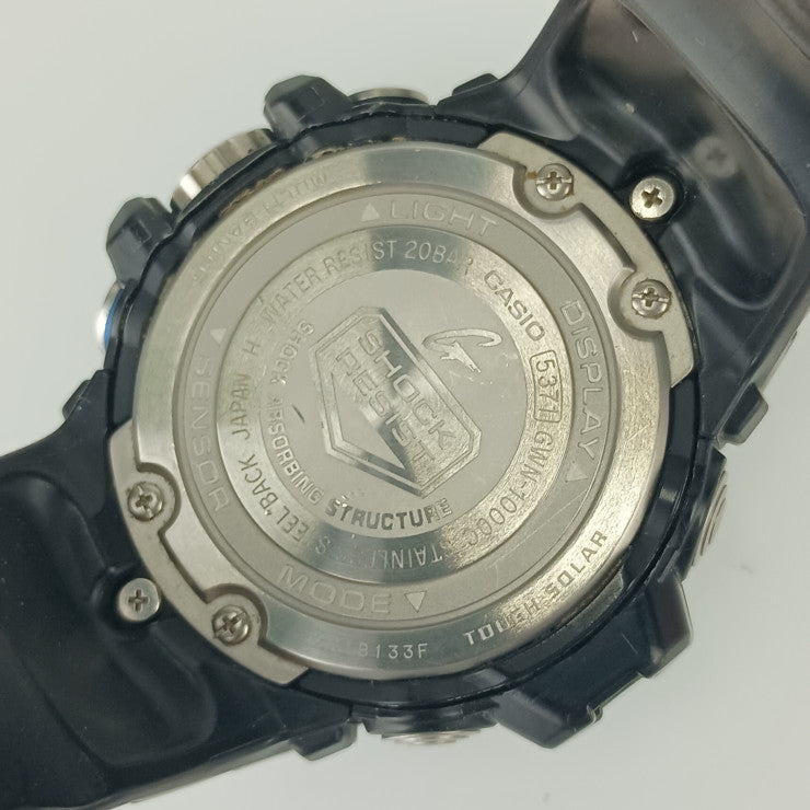 CASIO カシオ 腕時計 G-SHOCK GULFMASTER Gショック ガルフマスター GWN-1000C-1AJF ブラック 樹脂 ステンレス メンズ アナデジ ソーラー電波