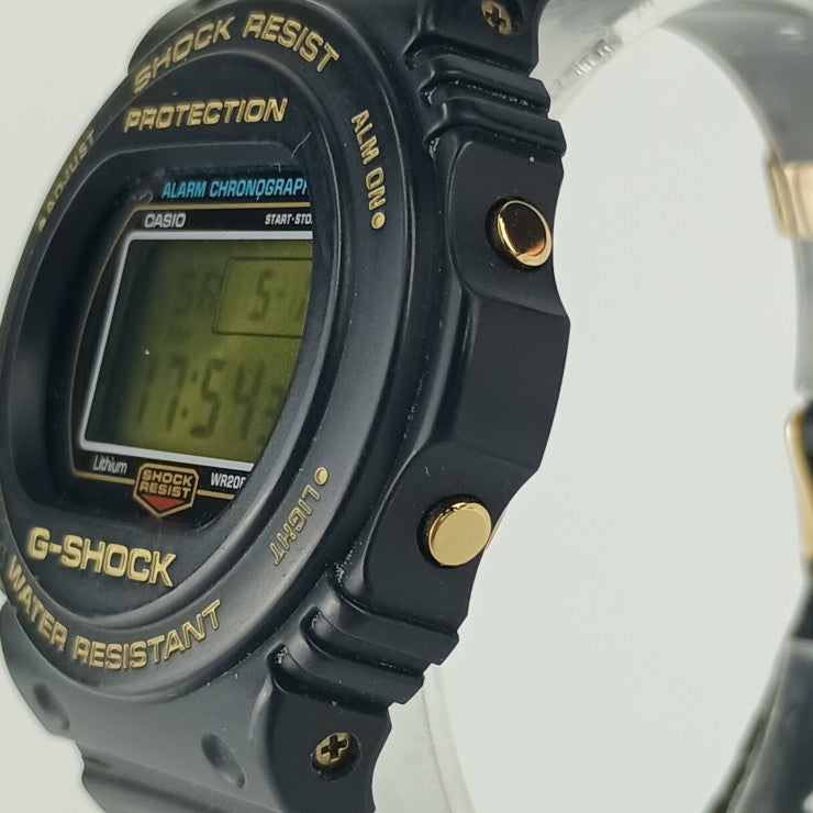 CASIO カシオ 腕時計 G-SHOCK Gショック 35周年記念モデル「ORIGIN GOLD」 DW-5735D-1BJR ブラック ゴールド金具 樹脂 ステンレス メンズ デジタル クオーツ