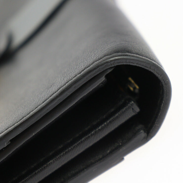 美品 LOUIS VUITTON ルイ ヴィトン ポルトフォイユ サラ モノグラムリバース 長財布 M64488 PVC カーフレザー ブラウン フラップ ビトン