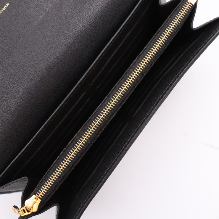 美品 LOUIS VUITTON ルイ ヴィトン ポルトフォイユ サラ モノグラムリバース 長財布 M64488 PVC カーフレザー ブラウン フラップ ビトン