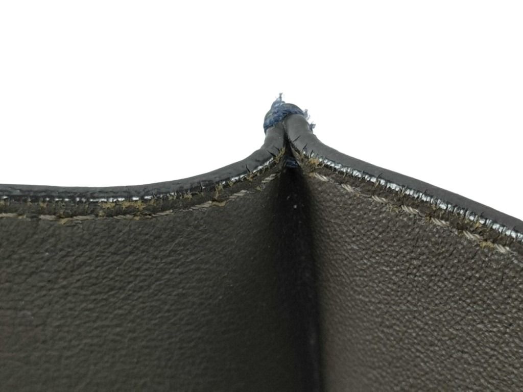 FENDI フェンディ ハンドバッグ トロワジュール 8BH279 ブルー系 レザー レディース 2WAY シルバー金具 美品