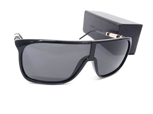 GIVENCHY ジバンシィ サングラス アイウェア SGV772 ブラック系 プラスチック レディース ゴールド金具 美品