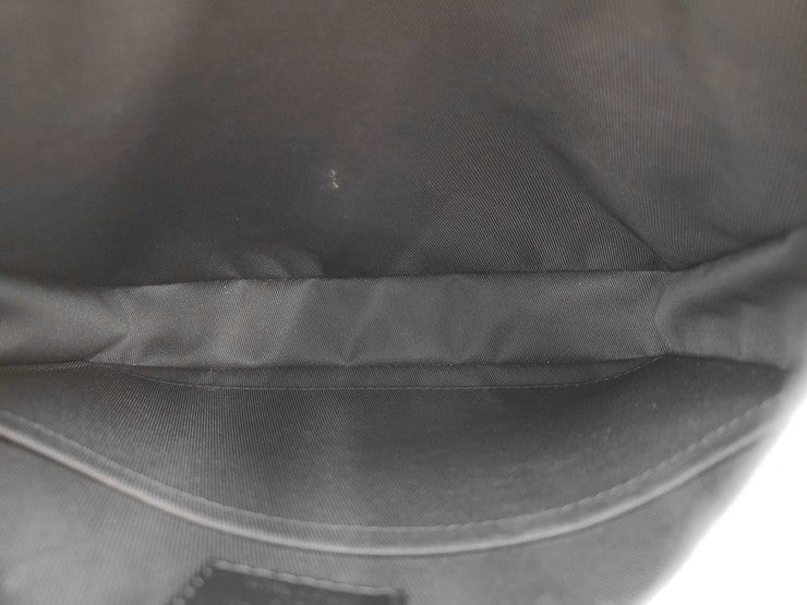 LOUIS VUITTON ルイヴィトン ショルダーバッグ モノグラム シャドウ デュオ メッセンジャー M69827 ブラック系 レザー メンズ 美品