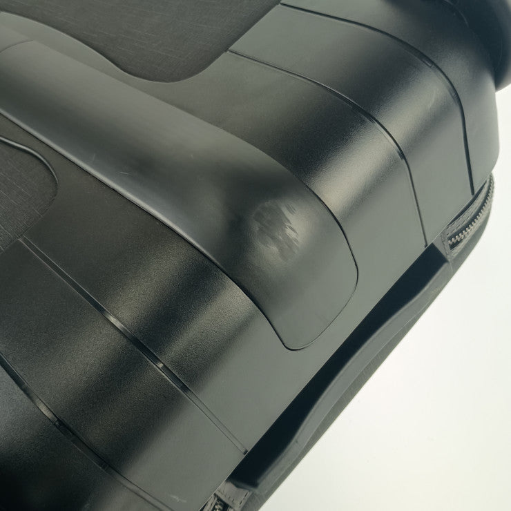 美品 GUCCI グッチ キャリーケース インターロッキングG トローリー 189755 ブラック PVC レザー ユニセックス キャスター付き キャリーバッグ