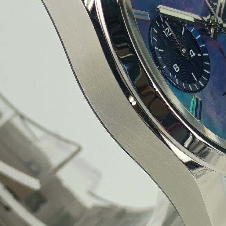 美品 TAG Heuer タグ・ホイヤー 腕時計 カレラ キャリバーホイヤー02 クロノグラフ CBN201E.BA0642 シルバー ブルーシェル文字盤 ステンレス メンズ 裏スケ 自動巻き 日本限定300本