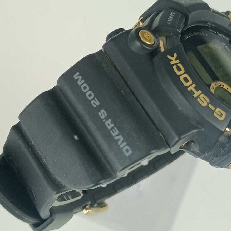 超美品 CASIO カシオ 腕時計 G-SHOCK FROGMAN Gショック フロッグマン GW-225A-1JF ブラック 樹脂 チタン メンズ ソーラー電波 デジタル